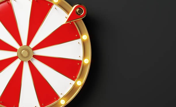 Roulette wheel close-up on a live dealer studio table